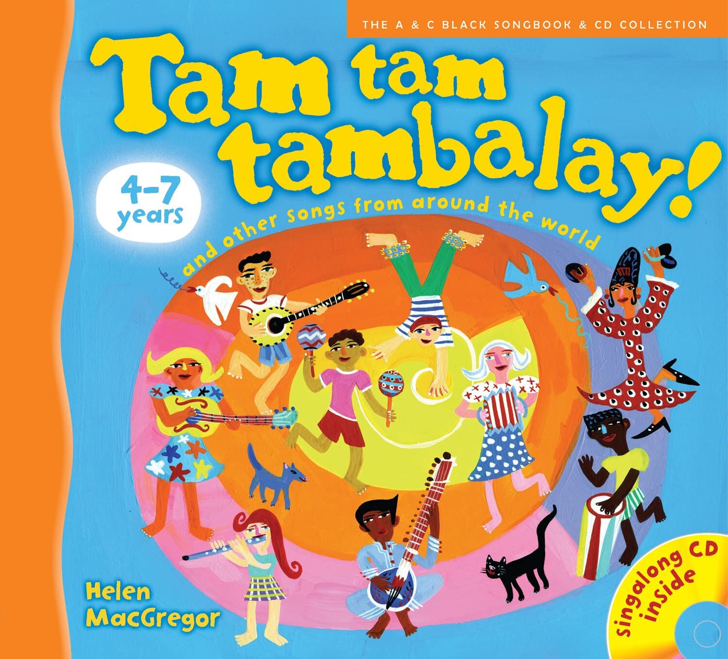 Tam Tam Tambalay Vocal Sheet Music Bk/CD for Ages 4-7 with 25 Songs from Around the World