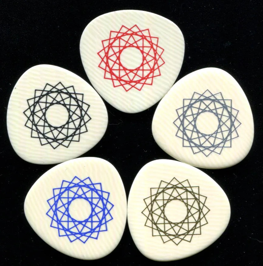 John Pearse Guitar Pick - 9th Dimension Black Medium .075mm (10 Pack)