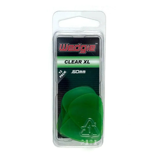 Wedgie Clear Pick 12 Pack .60 Green