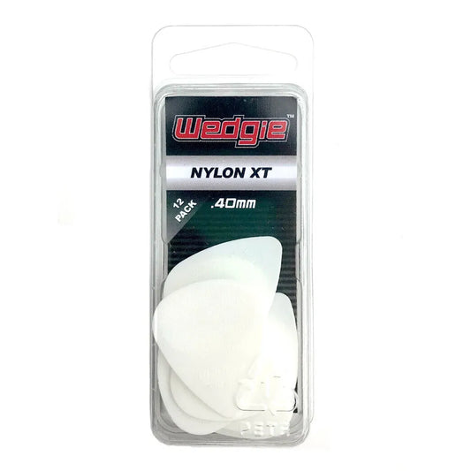 Wedgie Nylon Guitar Picks 12-Pack .40 White
