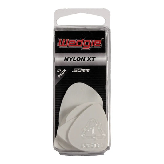 Wedgie Nylon Guitar Picks 12-Pack .50 Cream