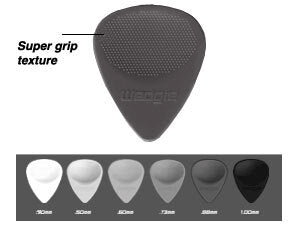 Wedgie Nylon Pick 12Pack 1.00 Black