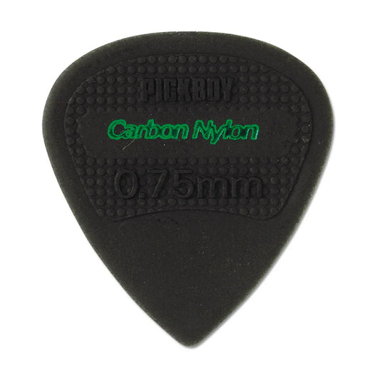 Pickboy Guitar Pick - Carbon-Nylon Edge (12 Pack) .75