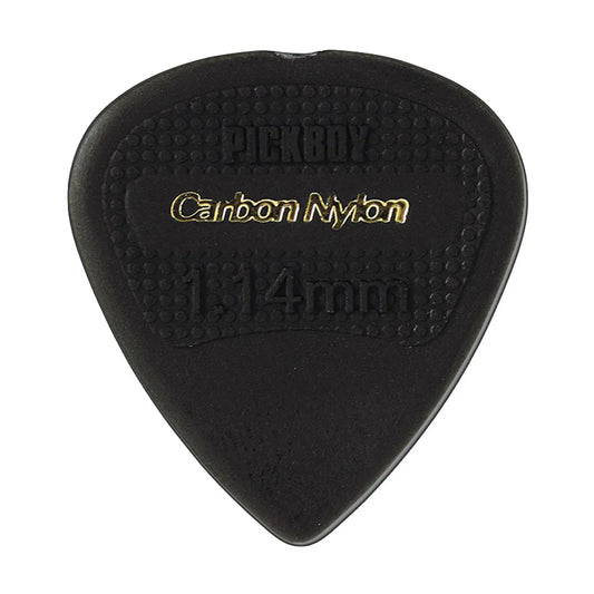 Pickboy Guitar Pick - Carbon-Nylon Edge (12 Pack) 1.14