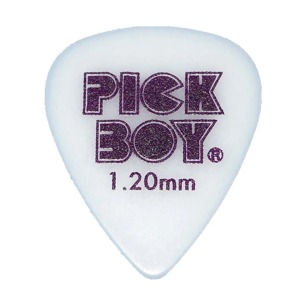 Pickboy PolyAcetal Sand Grip Guitar Picks - 12 Pack, 1.20mm