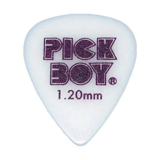 Pickboy PolyAcetal Sand Grip Guitar Picks - 12 Pack, 1.20mm