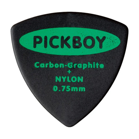 Pickboy Triangle Carbon-Nylon Guitar Picks - 12 Pack, .75 mm