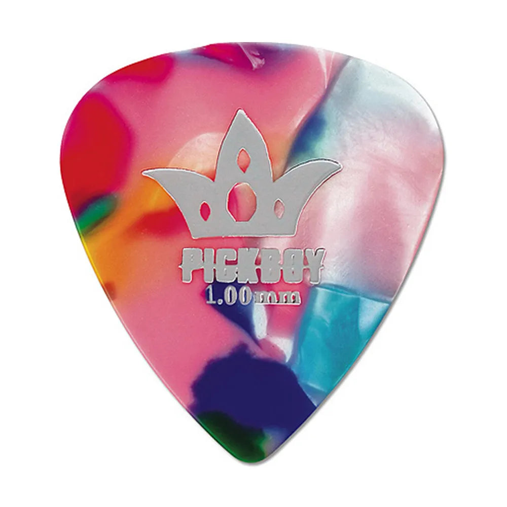 Pickboy Guitar Pick - Celluloid Multi-Colour 12-Pack