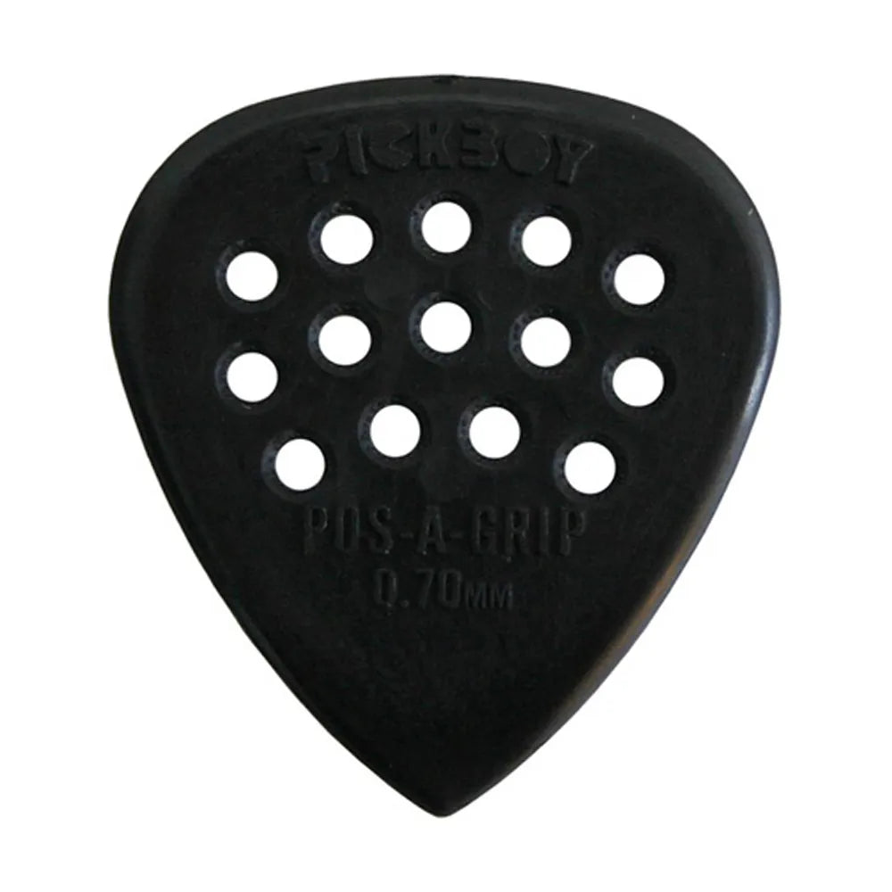 Pickboy Guitar Pick - Pos A Grip Carbon-Nylon .70 (12 Pack)
