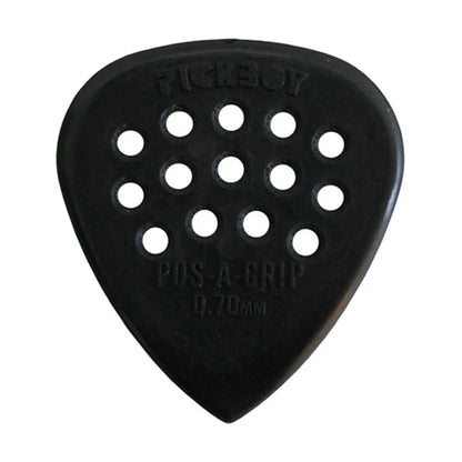Pickboy Guitar Pick - Pos A Grip Carbon-Nylon .70 (12 Pack)
