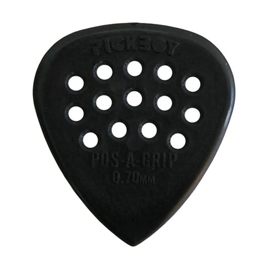 Pickboy Guitar Pick - Pos A Grip Carbon-Nylon .70 (12 Pack)