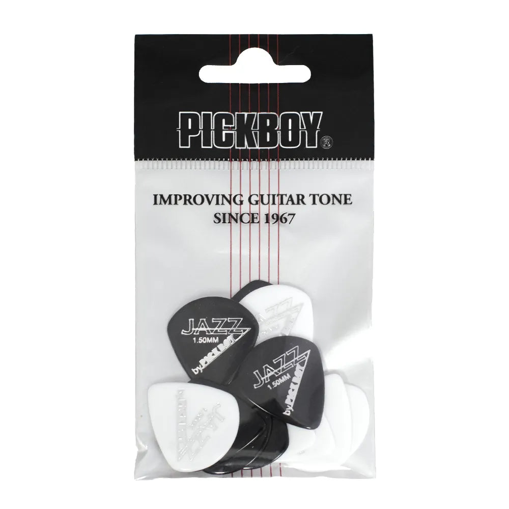 Pickboy Celluloid Jazz Guitar Picks - 12 Pack, 1.50mm — view 3