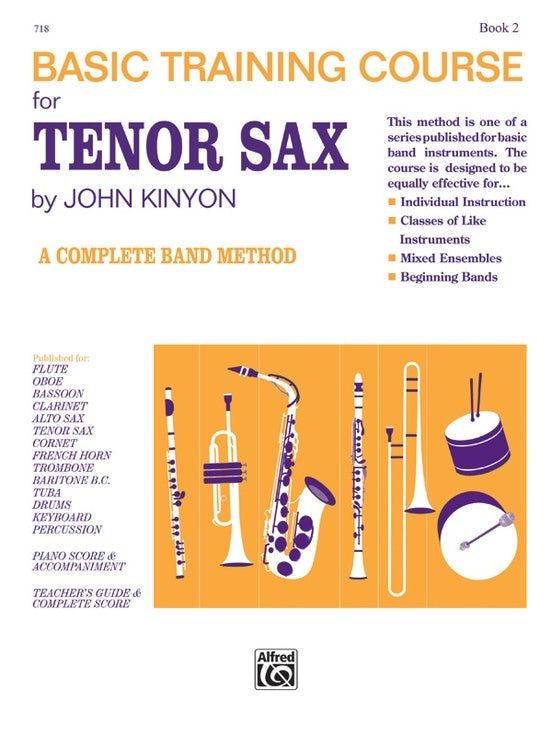 Basic Training Course Book 2 for Tenor Saxophone