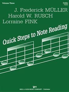 Quick Steps to Notereading Vol 3 Cello