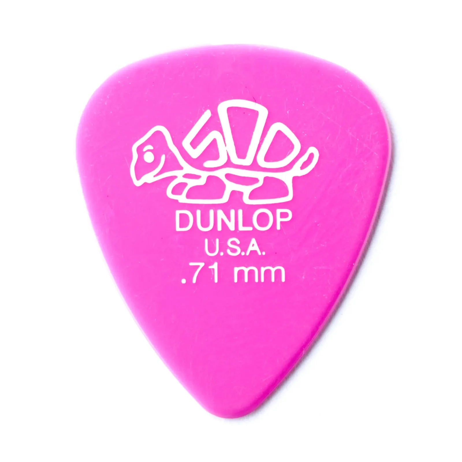 Jim Dunlop 0.71MM Delrin Standard Guitar Pick - 500 Series  (Single)