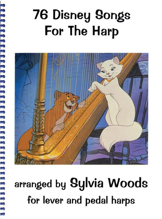 76 Disney Songs for the Harp (Folk Harp) (Hal Leonard)