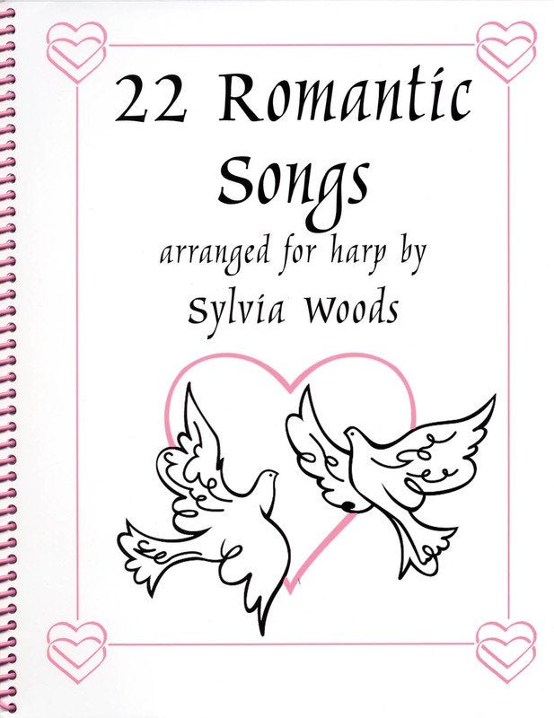 22 Romantic Songs for the Harp (Hal Leonard)