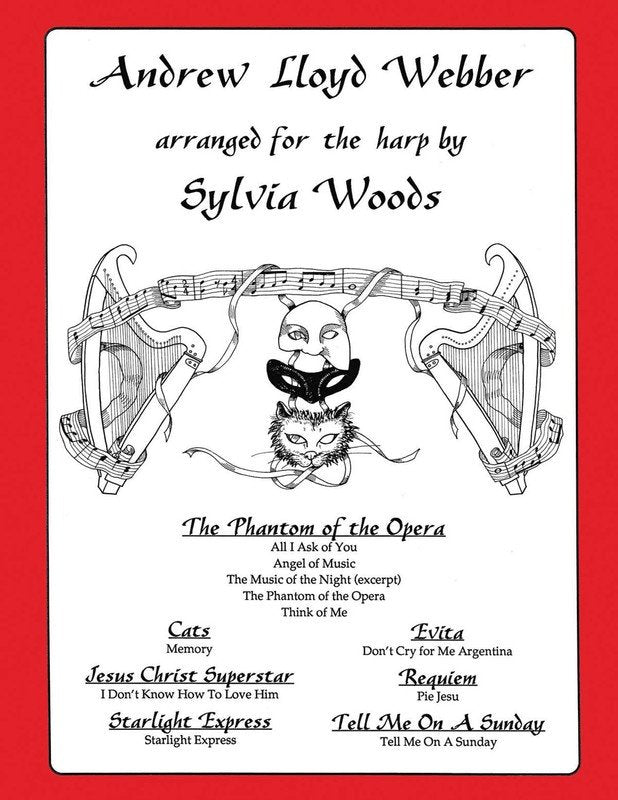 Andrew Lloyd Webber for Harp, arr. Woods (Hal Leonard)