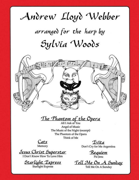 Andrew Lloyd Webber for Harp, arr. Woods (Hal Leonard)