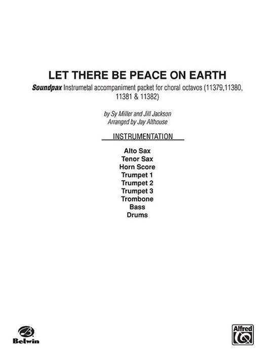 Let There Be Peace On Earth Soundpax Arr Althouse