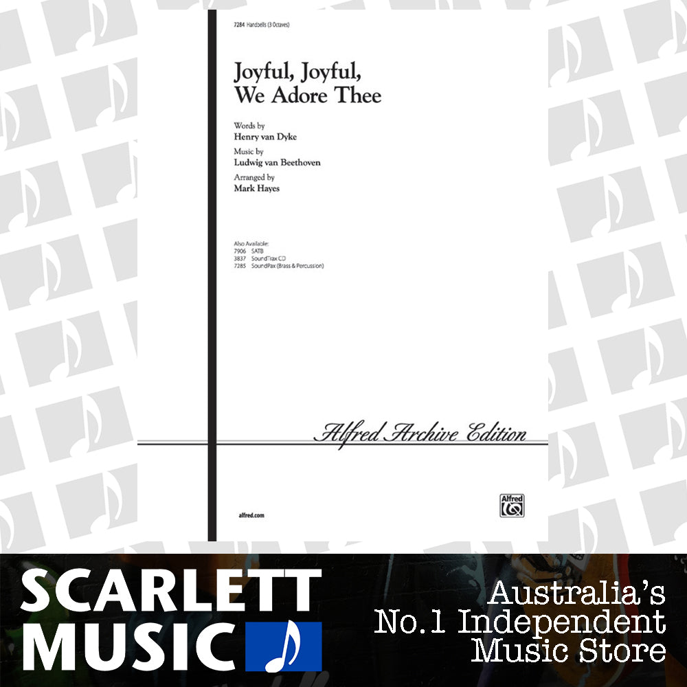 Joyful Joyful Handbells Arr Hayes — view 2