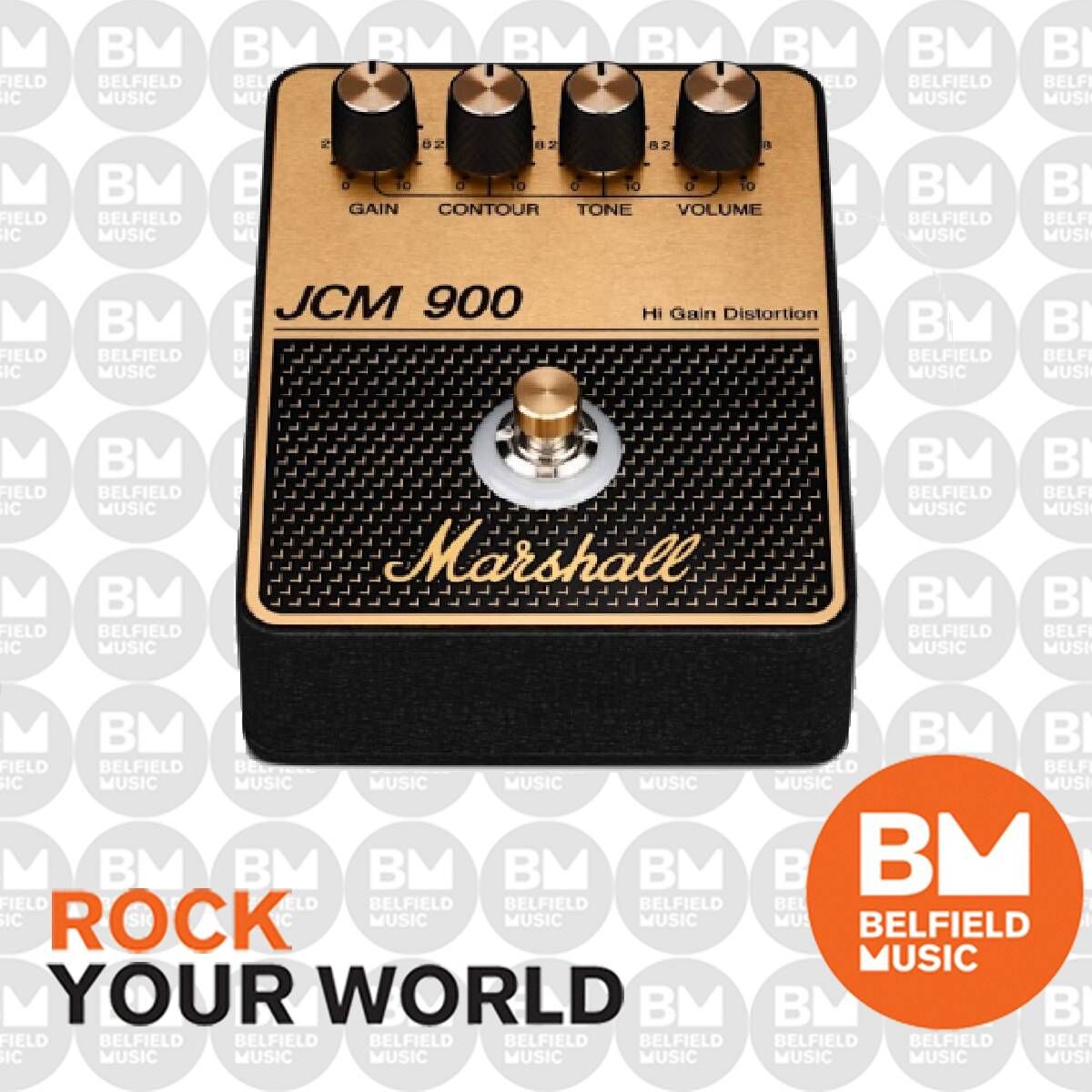 Marshall JCM900 Overdrive Guitar Effects Pedal with Contour Control and Hi Gain Distortion — view 3