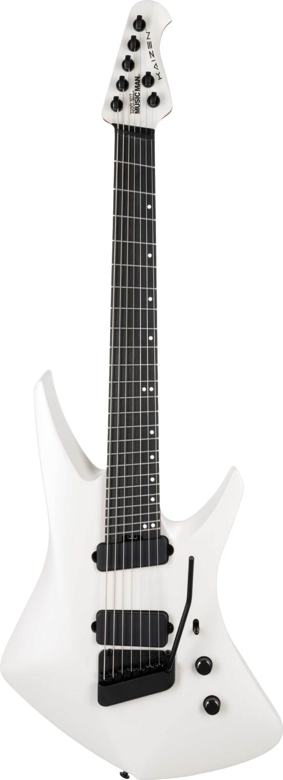 Ernie Ball Music Man Kaizen 7 Tosin Abasi Signature Electric Guitar Chalk White