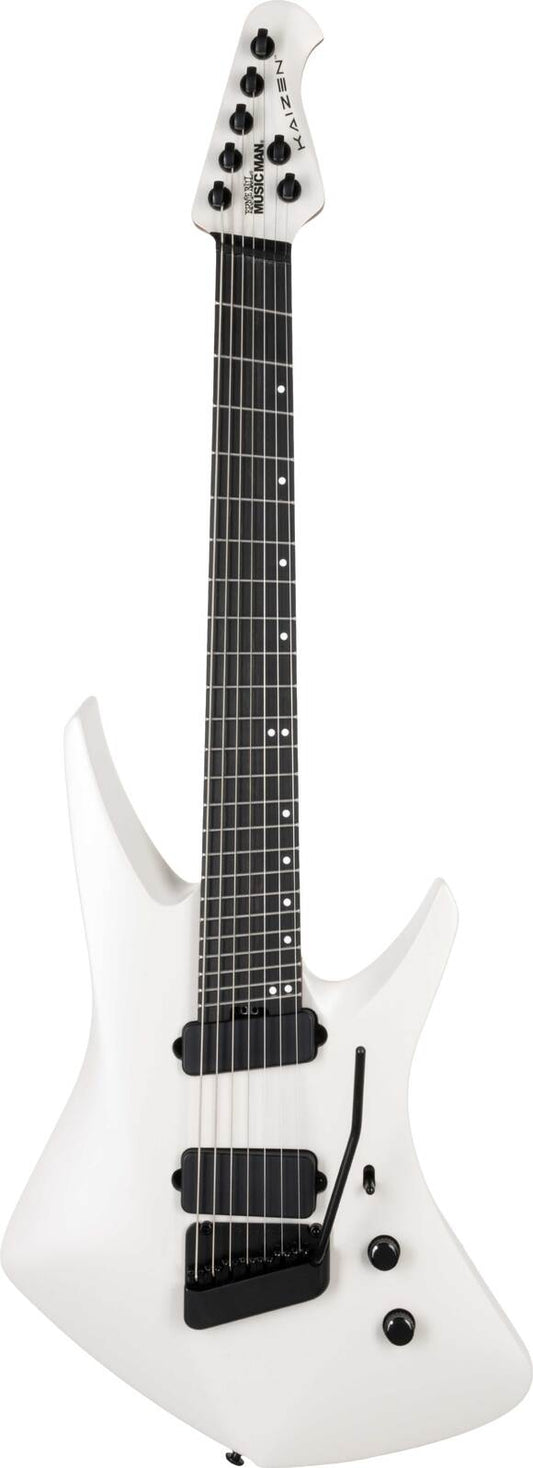 Ernie Ball Music Man Kaizen 7 Tosin Abasi Signature Electric Guitar Chalk White