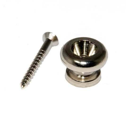 Van Gent Nickelplated Guitar Endpin with Screw - Made in Netherlands