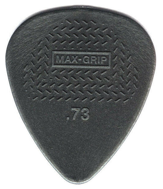12 x Dunlop Max Grip Nylon 0.73mm Gauge Grey Guitar Picks Free Post
