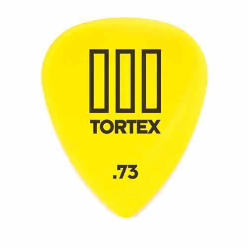 Dunlop Yellow T3 0.73Mm Pick Tortex T3