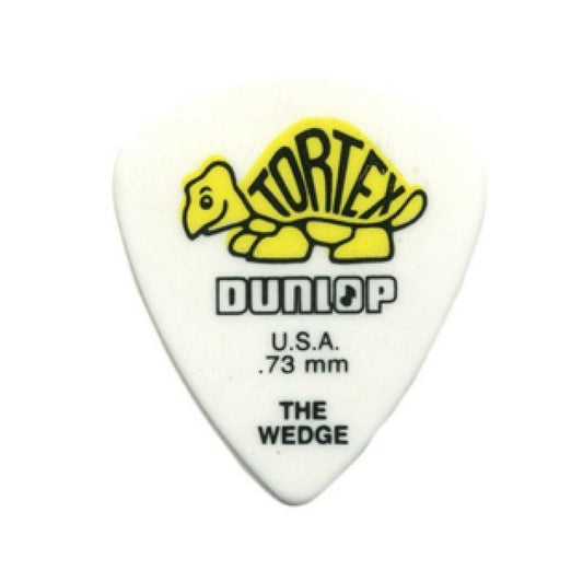 72 x Jim Dunlop Tortex Wedge 0.73mm Guitar Picks USA Bulk Pack