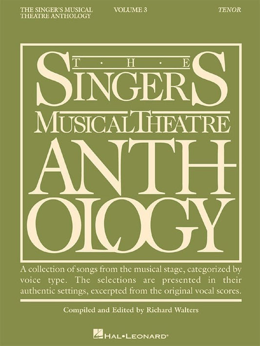 Singer's Musical Theatre Anthology Vol. 3 — Tenor (Hal Leonard)