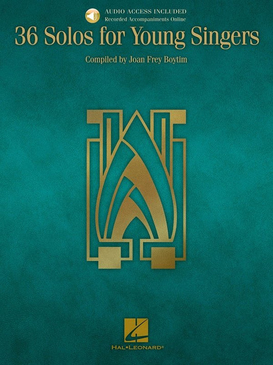 36 Solos for Young Singers — Book/Online Audio (Hal Leonard)