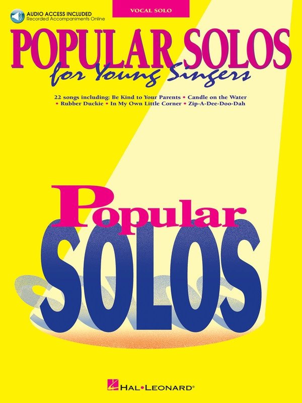 Popular Solos for Young Singers — Book/Online Audio (Hal Leonard)