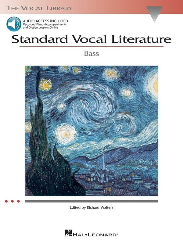 Standard Vocal Literature — Bass, Book/Online Audio (Hal Leonard, The Vocal Library)