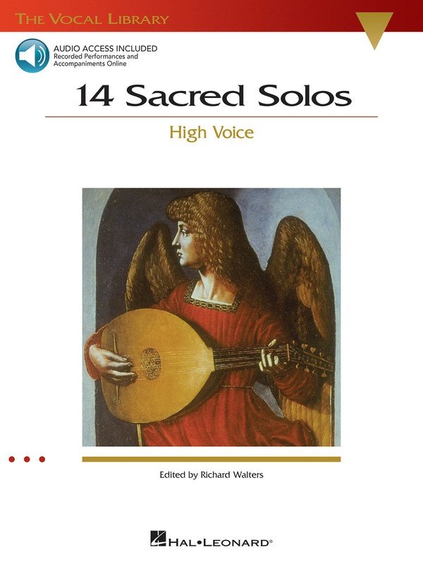14 Sacred Solos — High Voice, Book/Online Audio (Hal Leonard, The Vocal Library)