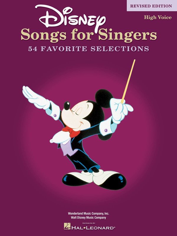 Disney Songs for Singers — High Voice, Revised Edition (Hal Leonard)