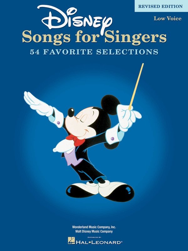 Disney Songs for Singers — Low Voice, Revised Edition (Hal Leonard)
