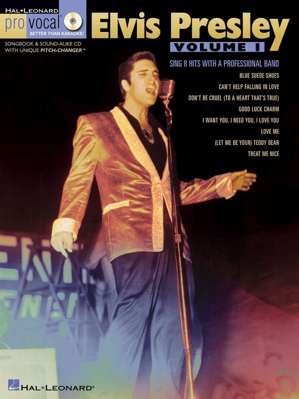 Elvis Presley — Pro Vocal Men's Vol. 10, Book/CD (Hal Leonard, Pro Vocal)