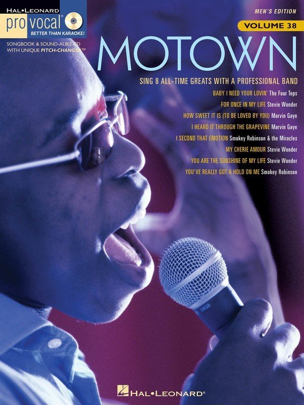 Motown — Pro Vocal Men's Edition Vol. 38, Book/CD (Hal Leonard, Pro Vocal)