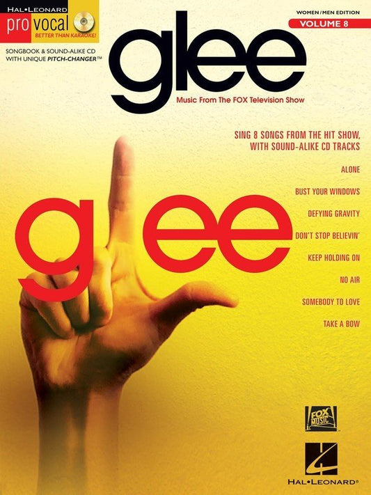 Glee — Pro Vocal Men's & Women's Edition Vol. 8, Book/CD (Hal Leonard, Pro Vocal)
