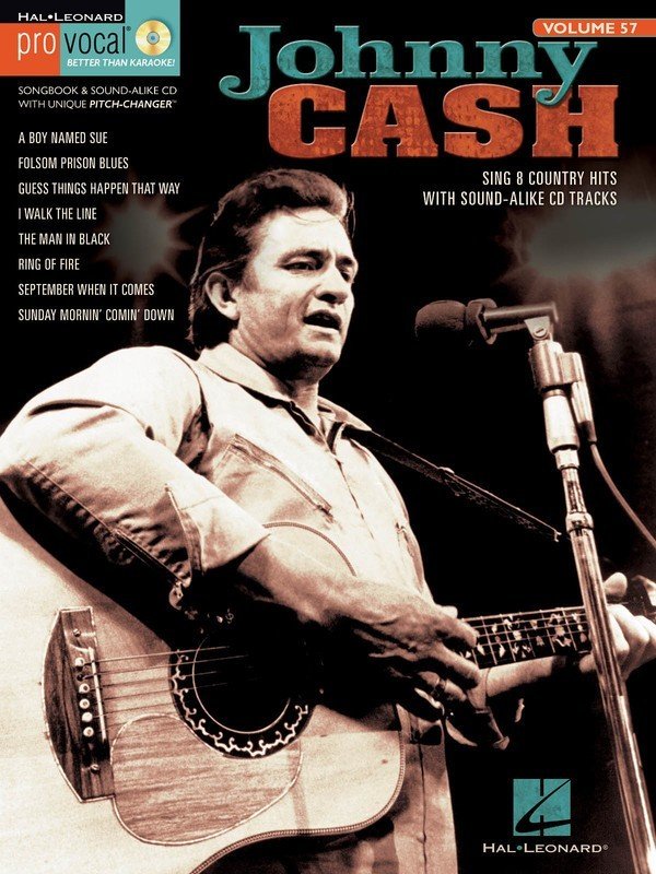 Johnny Cash — Pro Vocal Men's Vol. 57, Book/CD (Hal Leonard, Pro Vocal)