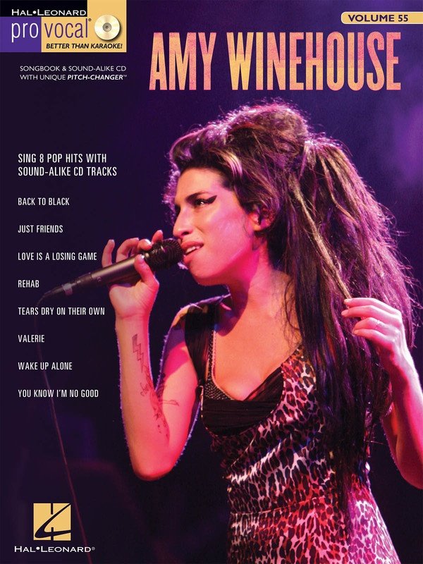Amy Winehouse — Pro Vocal Women's Vol. 55, Book/CD (Hal Leonard, Pro Vocal)