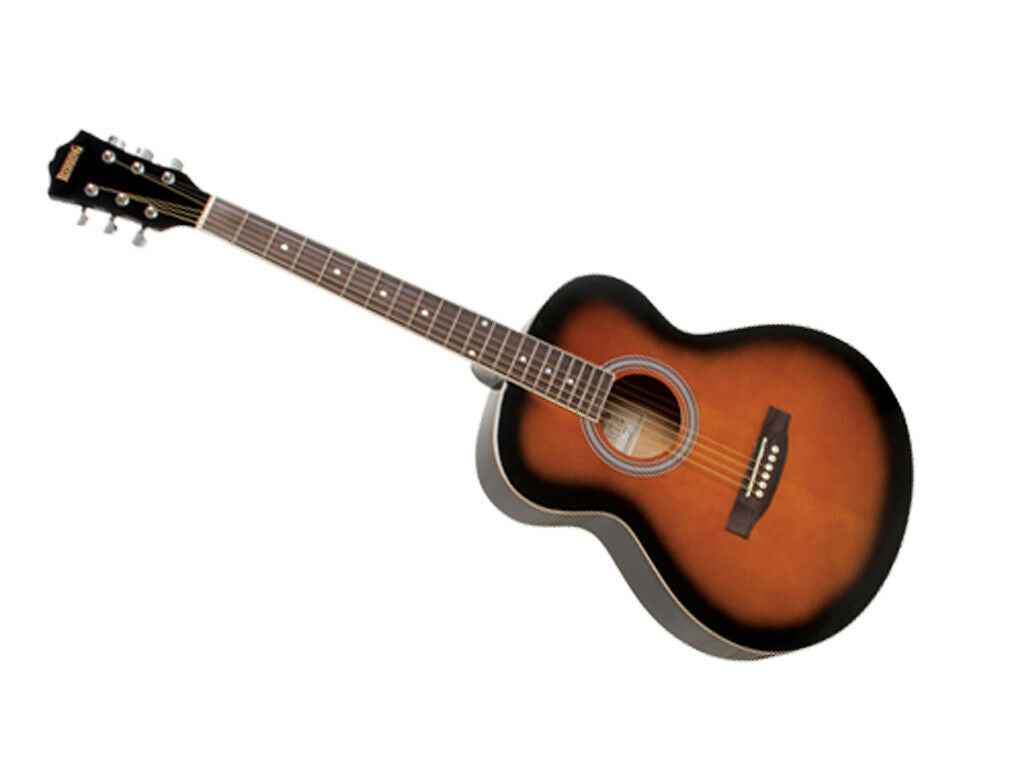 Redding Rgc51Lhts Grand Concert Left Handed Steel String Acoustic Guitar Tobacc