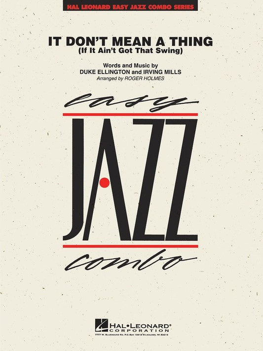 It Don't Mean a Thing — Easy Jazz Combo Grade 2 (Hal Leonard, Easy Jazz Combo)