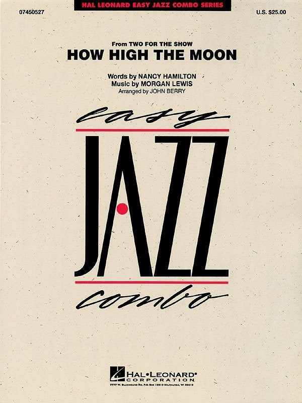 How High the Moon — Easy Jazz Combo Grade 2 (Hal Leonard, Easy Jazz Combo)