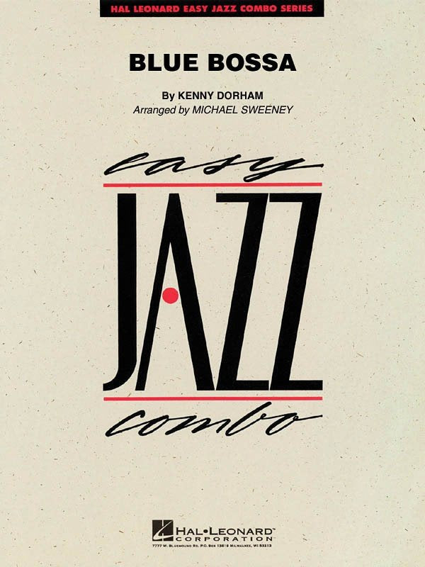 Blue Bossa Je2 Sc/Pts (Hal Leonard)