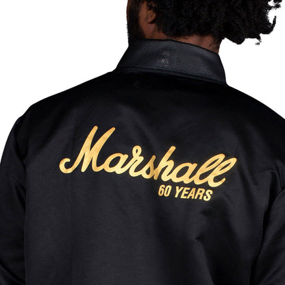 Marshall 60th Anniversary Satin Bomber Jacket XL with Leather Collar — view 2