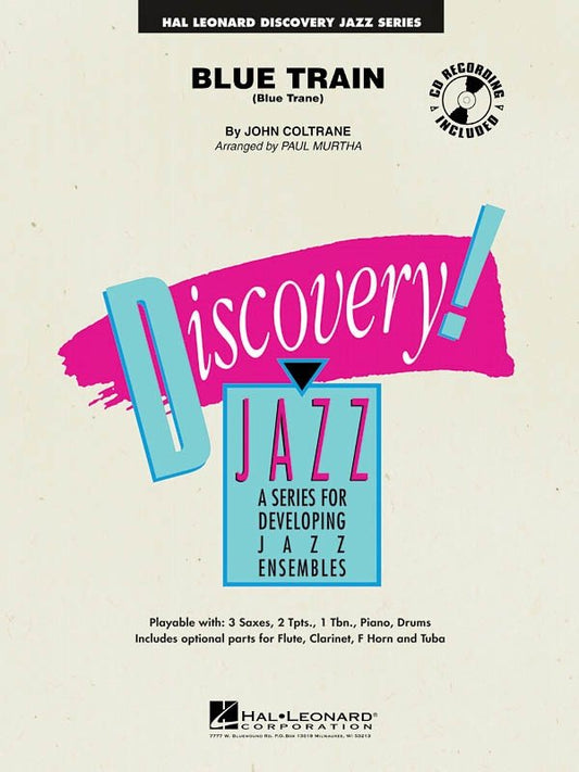 Blue Train Jazz Ensemble Sheet Music by John Coltrane JE1.5 SC/PTS